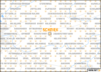 map of Schriek