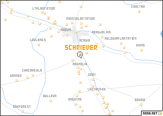 map of Schriever