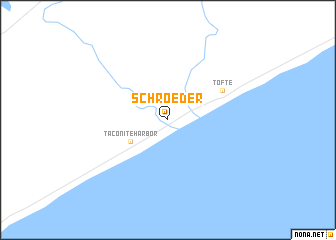 map of Schroeder