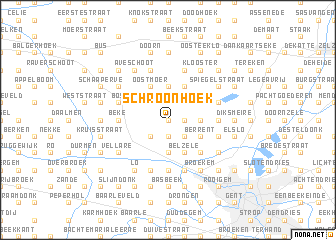map of Schroonhoek