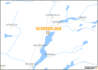 map of Schroon Lake