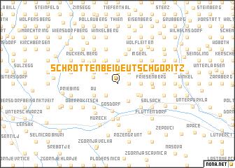 map of Schrötten bei Deutsch Goritz