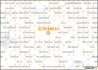 map of Schubbeek