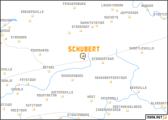 map of Schubert