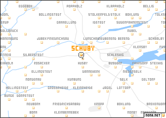 map of Schuby