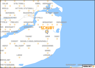 map of Schuby