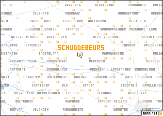 map of Schuddebeurs