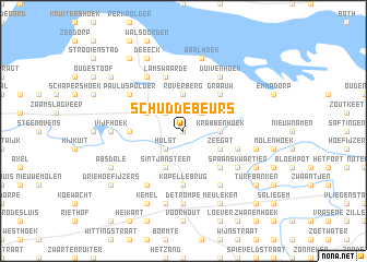 map of Schuddebeurs