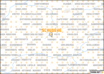 map of Schudewe