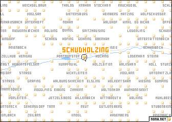 map of Schudholzing