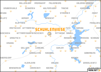 map of Schuhlen-Wiese