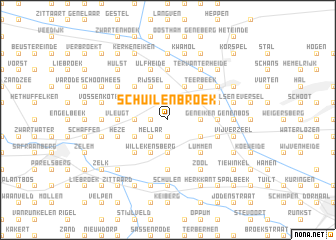 map of Schuilenbroek