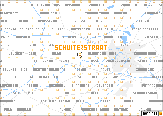 map of Schuiterstraat