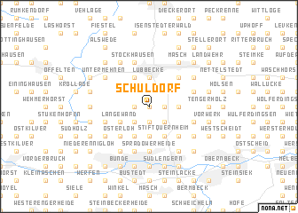 map of Schuldorf