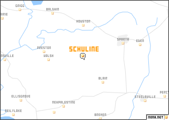 map of Schuline