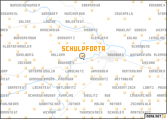 map of Schulpforta