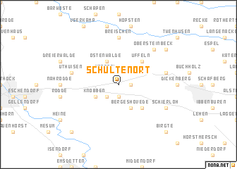 map of Schultenort