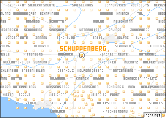 map of Schuppenberg