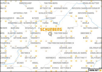 map of Schürberg