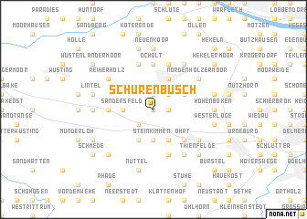 map of Schürenbusch