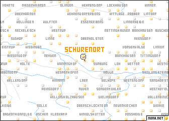 map of Schürenort