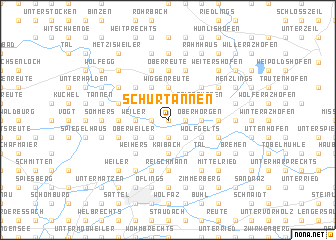 map of Schurtannen