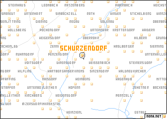 map of Schürzendorf