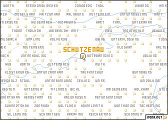 map of Schützenau