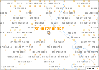 map of Schutzendorf