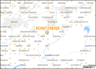 map of Schützheide