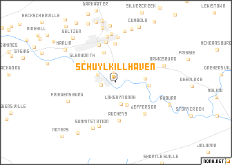 map of Schuylkill Haven