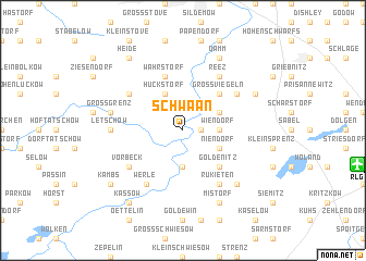 map of Schwaan