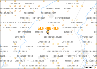 map of Schwabaich