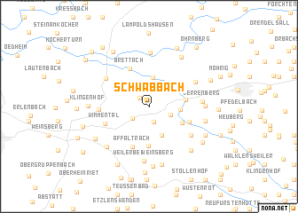 map of Schwabbach