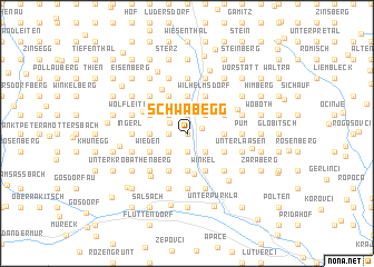 map of Schwabegg