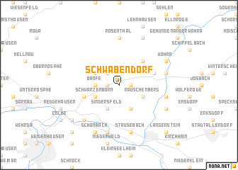 map of Schwabendorf