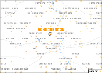 map of Schwabenrod