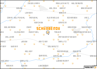 map of Schwaberow