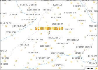 map of Schwabhausen