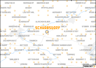 map of Schwabsdorf