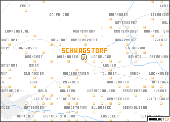 map of Schwagstorf