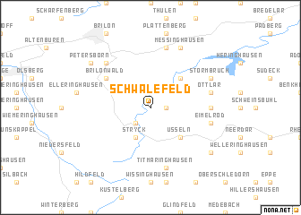 map of Schwalefeld