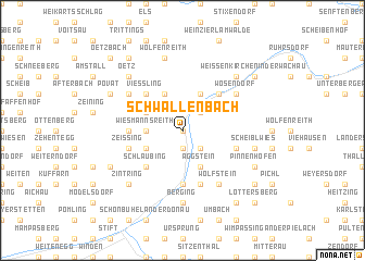 map of Schwallenbach