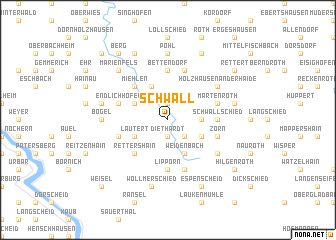 map of Schwall