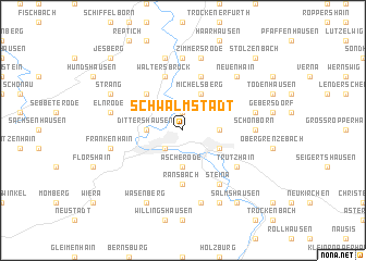 map of Schwalmstadt