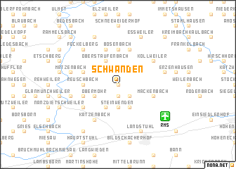 map of Schwanden