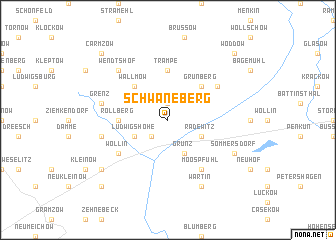 map of Schwaneberg