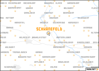 map of Schwanefeld