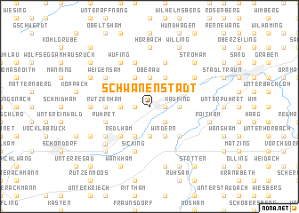 map of Schwanenstadt