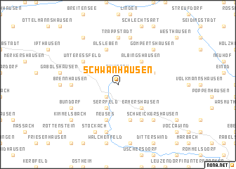 map of Schwanhausen